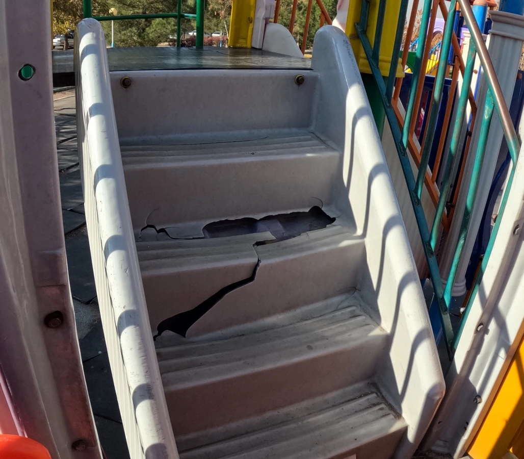 وضعیت تجهیزات زمین بازی پارک ها